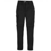 Craghoppers Expert Ladies Kiwi Convertible Trousers - Black Size 20/L