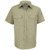 Craghoppers Expert Kiwi Short Sleeve Shirt - Pebble Size 3XL