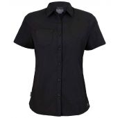 Craghoppers Expert Ladies Kiwi Short Sleeve Shirt - Black Size 20