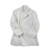 Dennys Ladies Long Sleeve Premium Chef's Jacket - White Size XL