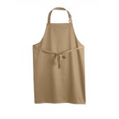Dennys Polyester Bib Apron - Biscuit Size ONE