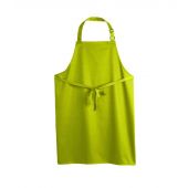 Dennys Polyester Bib Apron - Lime Green Size ONE