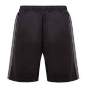 Finden and Hales Knitted Shorts - Black/Gunmetal Size XXL