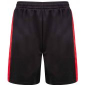 Finden and Hales Knitted Shorts - Black/Red Size 3XL