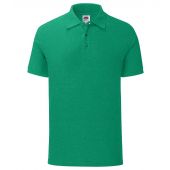 Fruit of the Loom Iconic Piqué Polo Shirt - Heather Green Size 3XL