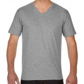 Gildan Premium Cotton® V Neck T-Shirt - Sport Grey Size M