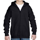 Gildan Kids Heavy Blend™ Zip Hooded Sweatshirt - Black Size 12=XL