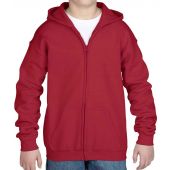 Gildan Kids Heavy Blend™ Zip Hooded Sweatshirt - Red Size 12=XL