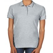 Gildan Ladies Premium Cotton® Double Piqué Polo Shirt - Sport Grey Size L