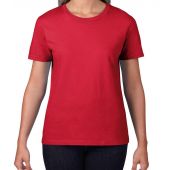 Gildan Ladies Premium Cotton® T-Shirt - Red Size XXL
