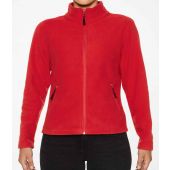 Gildan Hammer Ladies Micro Fleece Jacket - Red Size 4XL