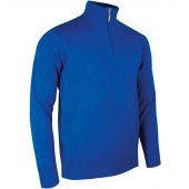 Glenmuir Zip Neck Lambswool Sweater - Ascot Blue Size XL