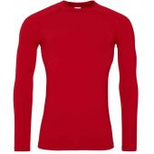 AWDis Cool Long Sleeve Base Layer - Fire Red Size XL
