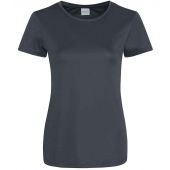 AWDis Ladies Cool Smooth T-Shirt - Charcoal Size XL