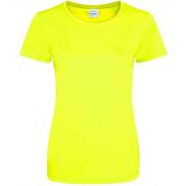 AWDis Ladies Cool Smooth T-Shirt - Electric Yellow Size XL
