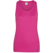 AWDis Ladies Cool Smooth Sports Vest - Hot Pink Size XL