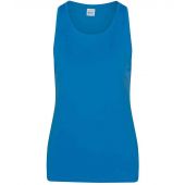 AWDis Ladies Cool Smooth Sports Vest - Sapphire Blue Size XL