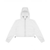 AWDis Ladies Cool Cropped Windshield Jacket - Arctic White Size XL