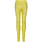 AWDis Ladies Cool Printed Leggings - Kaleidoscope Lime Size XS
