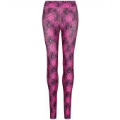 AWDis Ladies Cool Printed Leggings - Speckled Pink Size XS
