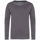AWDis Ladies Fashion Sweatshirt - Charcoal Size XL