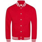 AWDis College Jacket - Fire Red Size XS
