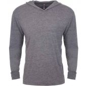 Next Level Apparel Unisex Tri-Blend Long Sleeve T-Shirt Hoodie - Premium Heather Size XXL