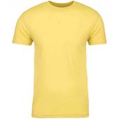 Next Level Apparel Unisex Sueded Crew Neck T-Shirt - Banana Cream Size XS