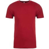 Next Level Apparel Unisex Sueded Crew Neck T-Shirt - Cardinal Red Size 3XL