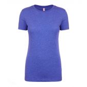 Next Level Apparel Ladies Tri-Blend T-Shirt - Vintage Royal Blue Size XXL