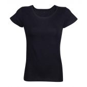 RTP Apparel Ladies Tempo 145 Organic T-Shirt - Deep Black Size XXL