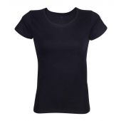 RTP Apparel Ladies Tempo 185 Organic T-Shirt - Deep Black Size XXL