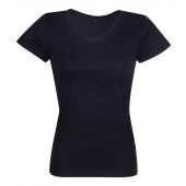 RTP Apparel Ladies Cosmic 155 Organic T-Shirt - Deep Black Size XXL