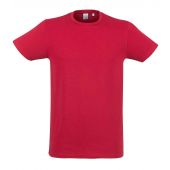 SF Men Feel Good Stretch T-Shirt - Heather Red Size XXL