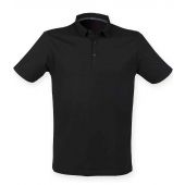 SF Men Fashion Jersey Polo Shirt - Black Size XXL