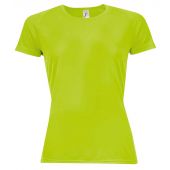 SOL'S Ladies Sporty Performance T-Shirt - Neon Green Size XXL