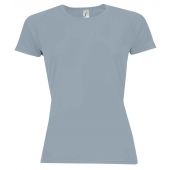 SOL'S Ladies Sporty Performance T-Shirt - Pure Grey Size XXL