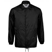 SOL'S Unisex Sacramento Windbreaker Jacket - Black Size XXL