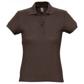 SOL'S Ladies Passion Cotton Piqué Polo Shirt - Chocolate Size XXL