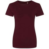 Ecologie Ladies Cascades Organic T-Shirt - Burgundy Size XL