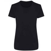 Ecologie Ladies Ambaro Recycled Sports T-Shirt - Jet Black Size XL