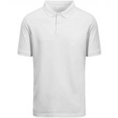 Ecologie Etosha Organic Piqué Polo Shirt - Arctic White Size XXL