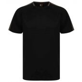 Finden and Hales Unisex Team T-Shirt - Black/Gunmetal Size 3XL