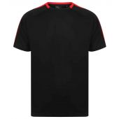 Finden and Hales Unisex Team T-Shirt - Black/Red Size 3XL