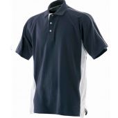 Finden and Hales Sports Cotton Piqué Polo Shirt - Navy/White Size 3XL