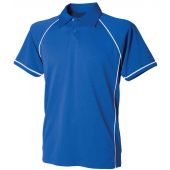 Finden and Hales Performance Piped Polo Shirt - Royal Blue/White Size 3XL