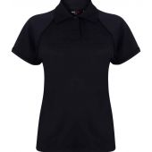 Finden and Hales Ladies Performance Piped Polo Shirt - Navy/Navy Size XXL