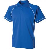 Finden and Hales Kids Performance Piped Polo Shirt - Royal Blue/White Size 13-14