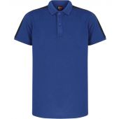 Finden and Hales Kids Contrast Panel Piqué Polo Shirt - Royal Blue/Navy Size 13