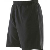 Finden and Hales Microfibre Shorts - Black Size XXL
